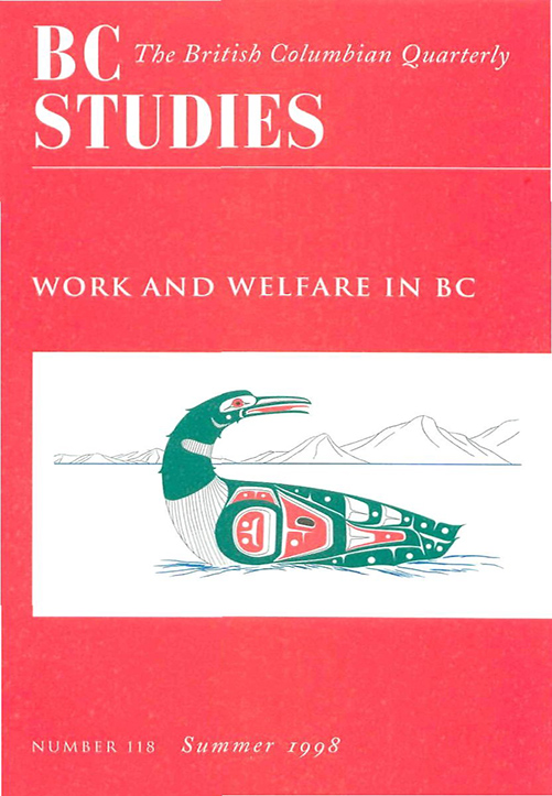 					View No. 118: Work and Welfare in BC, Summer 1998
				