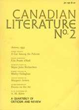 					View No. 2 (1959): Canadian Literature
				
