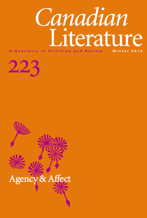 					Afficher No. 223 (2014): Agency & Affect
				