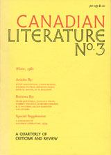					Afficher No. 3 (1960): Canadian Literature
				