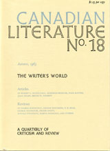 					Afficher No. 18 (1963): The Writer's World
				