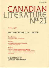 					View No. 21 (1964): Recollections of E.J. Pratt
				