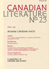 					View No. 23 (1965): Modern Canadian Poets
				