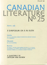 					View No. 25 (1965): A Symposium on A.M.Klein
				