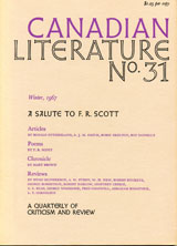 					View No. 31 (1967): A Salute to F.R. Scott
				
