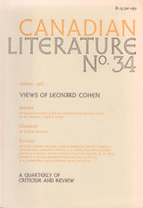 					Afficher No. 34 (1967): Views of Leonard Cohen
				