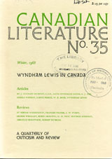 					View No. 35 (1968): Wyndham Lewis in Canada
				