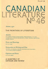 					View No. 46 (1970): The Frontiers of Literature
				
