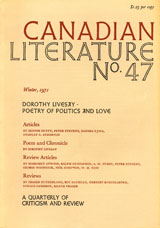 					View No. 47 (1971): Dorothy Livesay - Poetry of Politics and Love
				