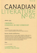 					View No. 62 (1974): Canadians - Conscious or Self-Conscious?
				