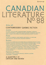 					View No. 88 (1981): Contemporary Quebec Fiction
				