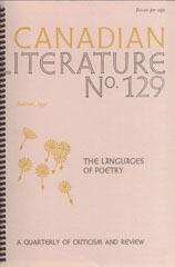 					View No. 129 (1991): The Languages of Poetry
				