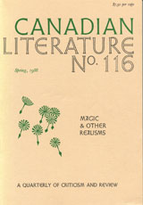 Cover of CanLit #116.