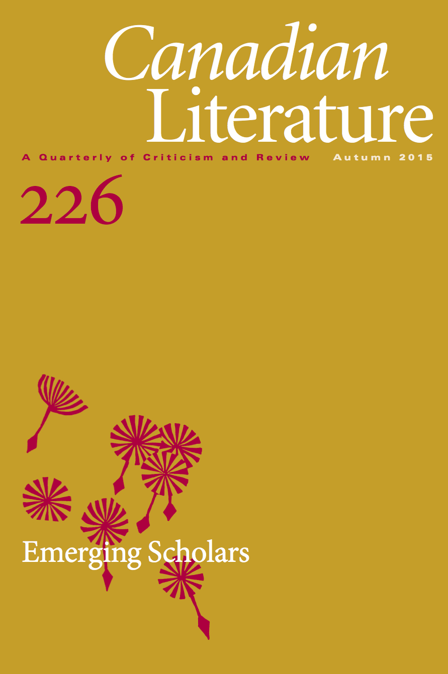 					Afficher No. 226 (2015): Emerging Scholars
				