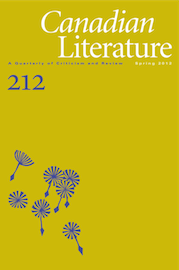 					View No. 212 (2012): Canadian Literature
				
