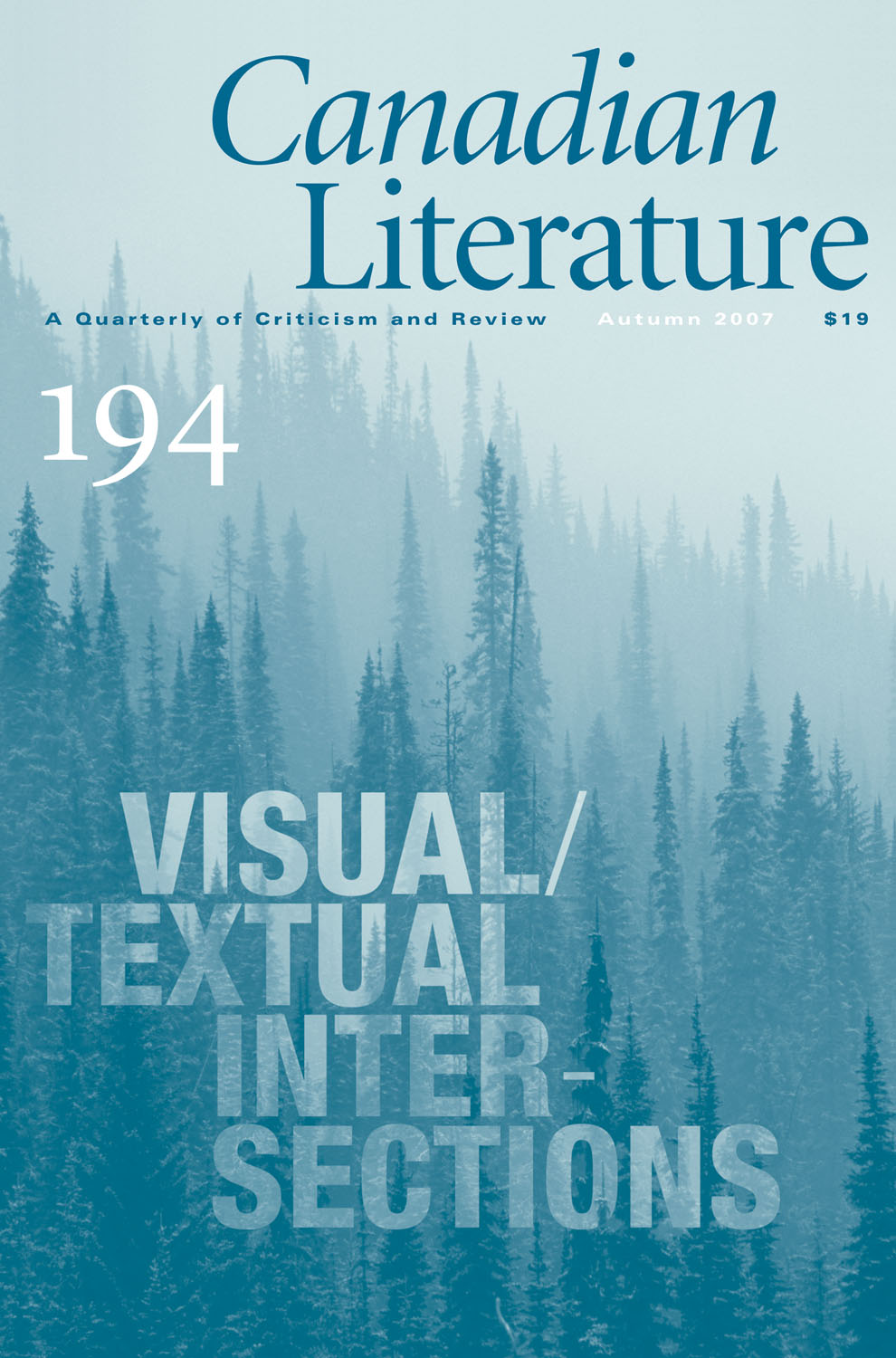 					View No. 194 (2007): Visual/Textual Intersections
				