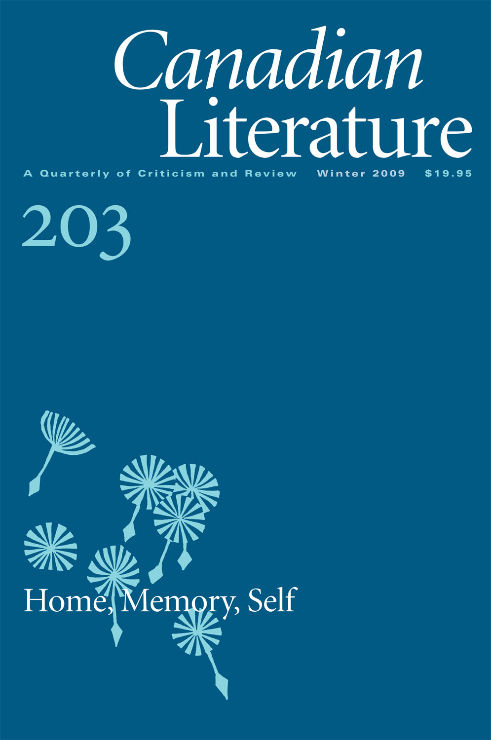 					View No. 203 (2009): Home, Memory, Self
				