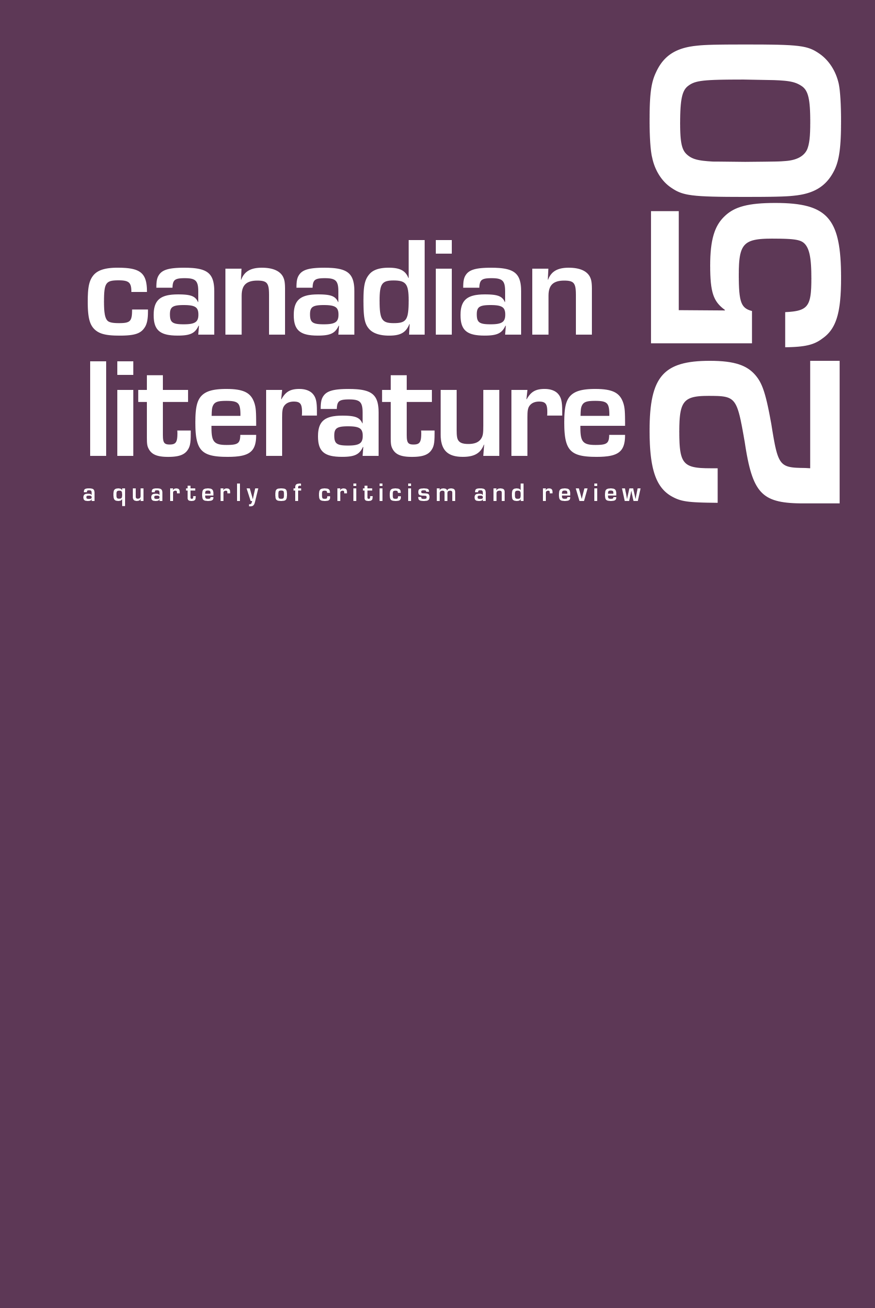 					View No. 250 (2022): Canadian Literature
				